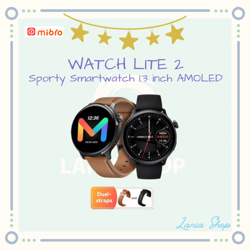 Jual MIBRO WATCH LITE 2 - Sporty Smartwatch with 1.3 inch AMOLED