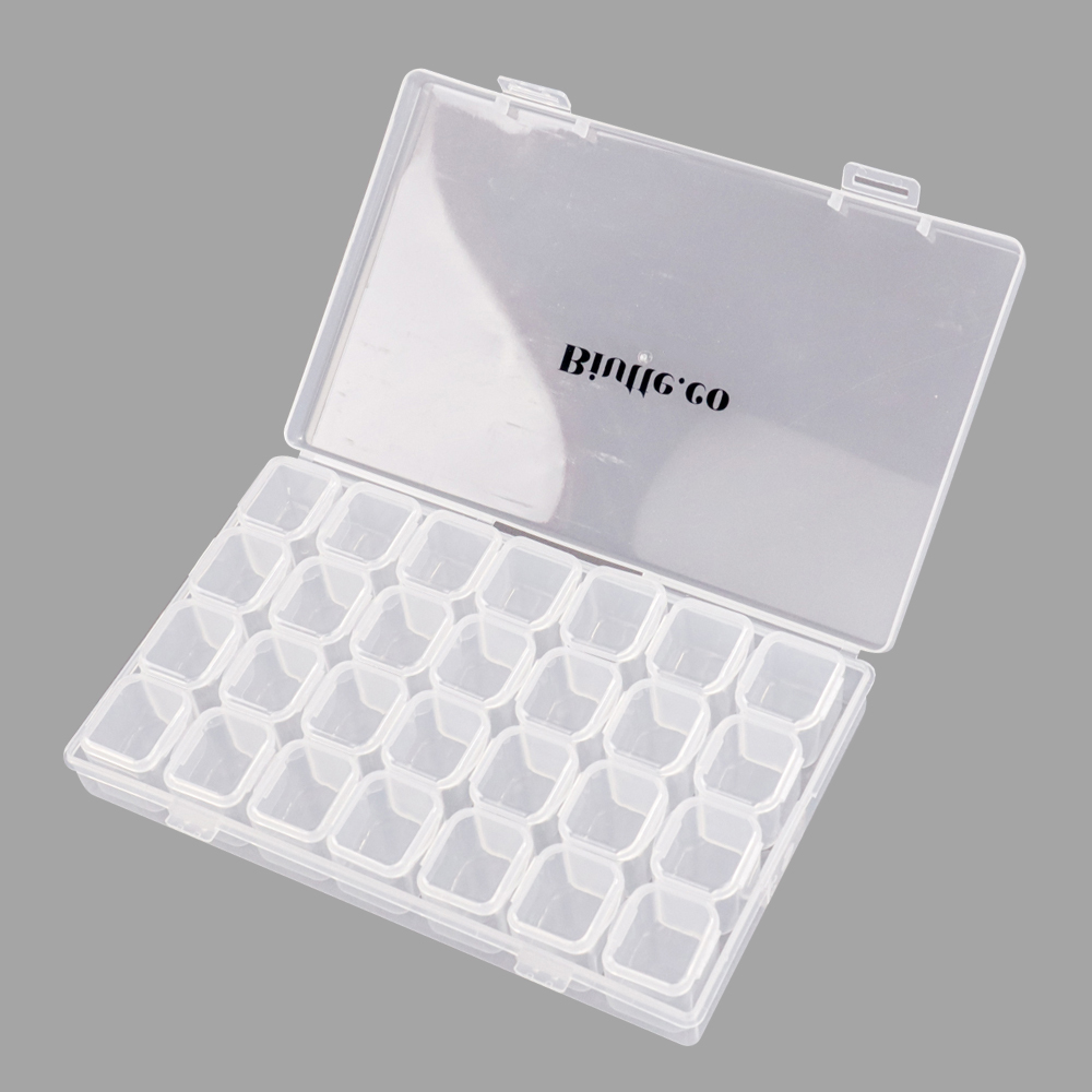 Biutte.co Kotak Penyimpanan Perhiasan Separate Box 28 Grid - SN-14