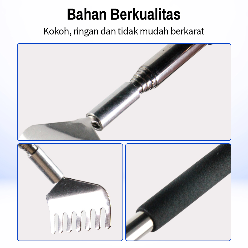 UOYOTT Alat Garuk Punggung Rake Scratcher Stainless Steel - UOS01