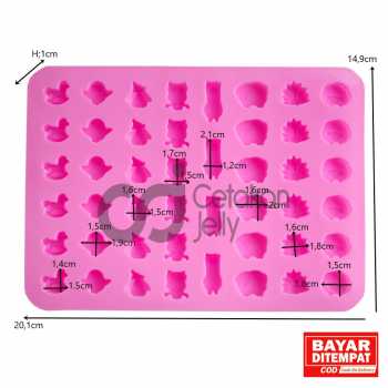 Jual CJ Cetakan Silikon Coklat Cokelat Jelly Permen Gummy Merak