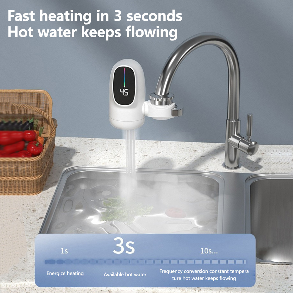 JMAIXH Pemanas Air Keran Wastafel Dapur Toilet Switch Hot and Cold - ZSW-D03