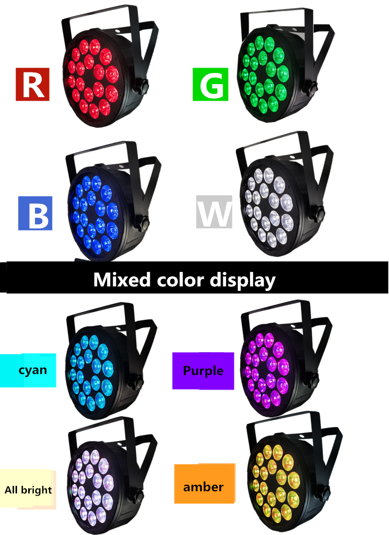 SHIELD Lampu Panggung LED Wash Light Control DMX512 RGBW 80W - SH80W