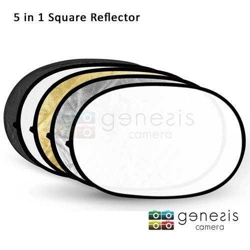 Jual 5-in-1 Collapsible Reflector Disc - 60x90cm / Reflector Oval