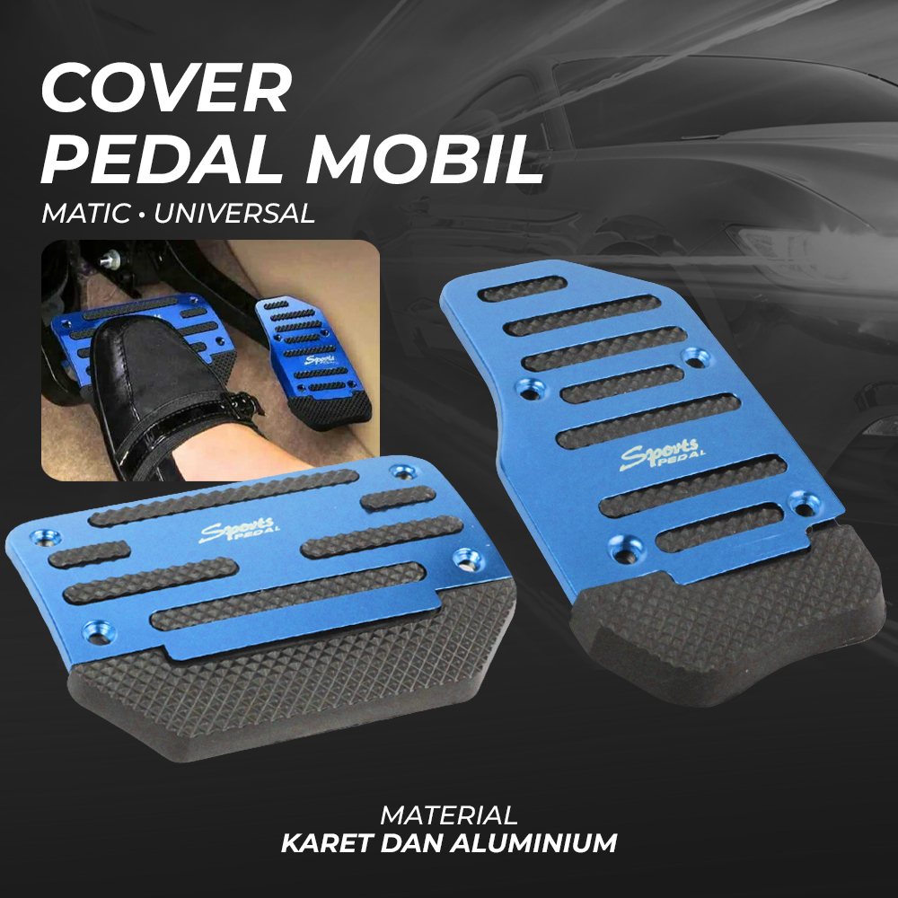 R-Sport Cover Gas Rem Mobil Matic Foot Pedal Universal - XB-373