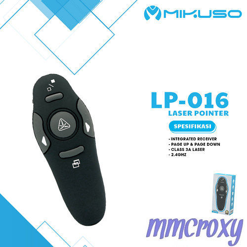 Jual Mikuso LP016 Laser Pointer 2.4Ghz Remote Laser Presentation