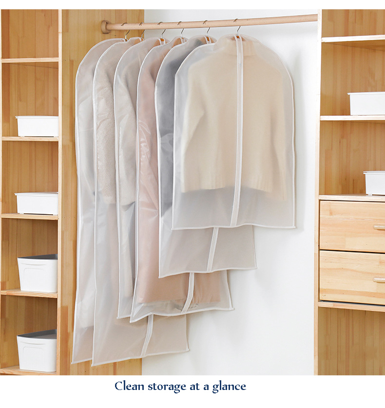 TaffHOME Cover Pakaian Anti Debu Dustproof Cloth Organizer PEVA 1 PCS - PE2
