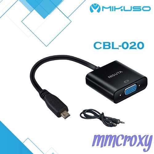 Jual Kabel Converter Nisuta Mikuso CBL 020 MICRO HDMI TO