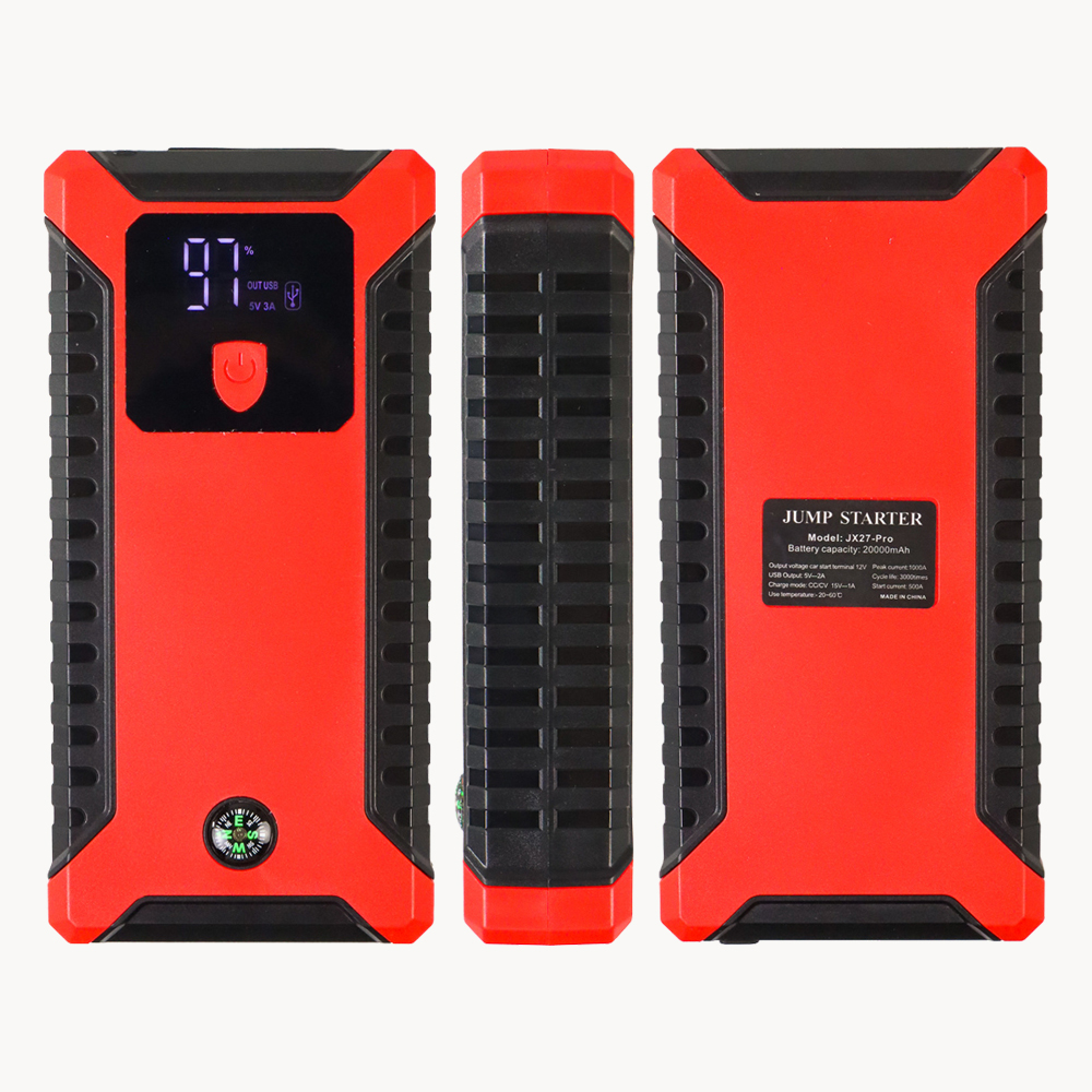 JXIANG POWER Jump Starter Standard Power Bank Senter USB 12V 20000mAh - JX27-Pro