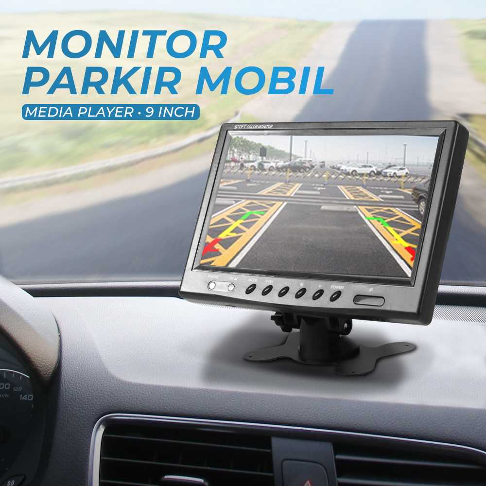 Jual Threecar Monitor Parkir Mobil Rear View TFT LCD DVD MP3