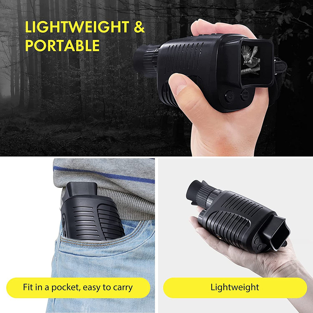 WILDMAN Teropong Monokular Digital Night Vision Infrared 10x 2.5K IP56 - R7