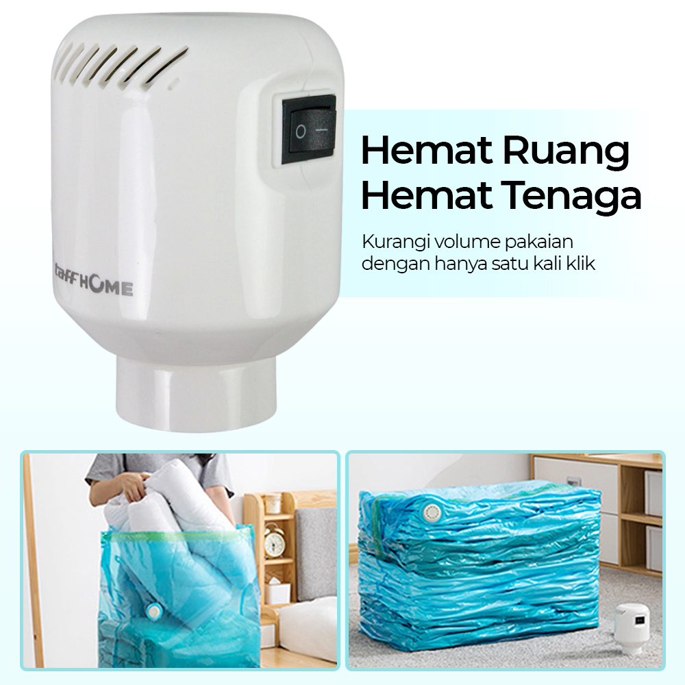 TaffHOME Pompa Vakum Baju Elektrik Vacuum Bag Pump EU 4-5 kPa 55W - GR-204