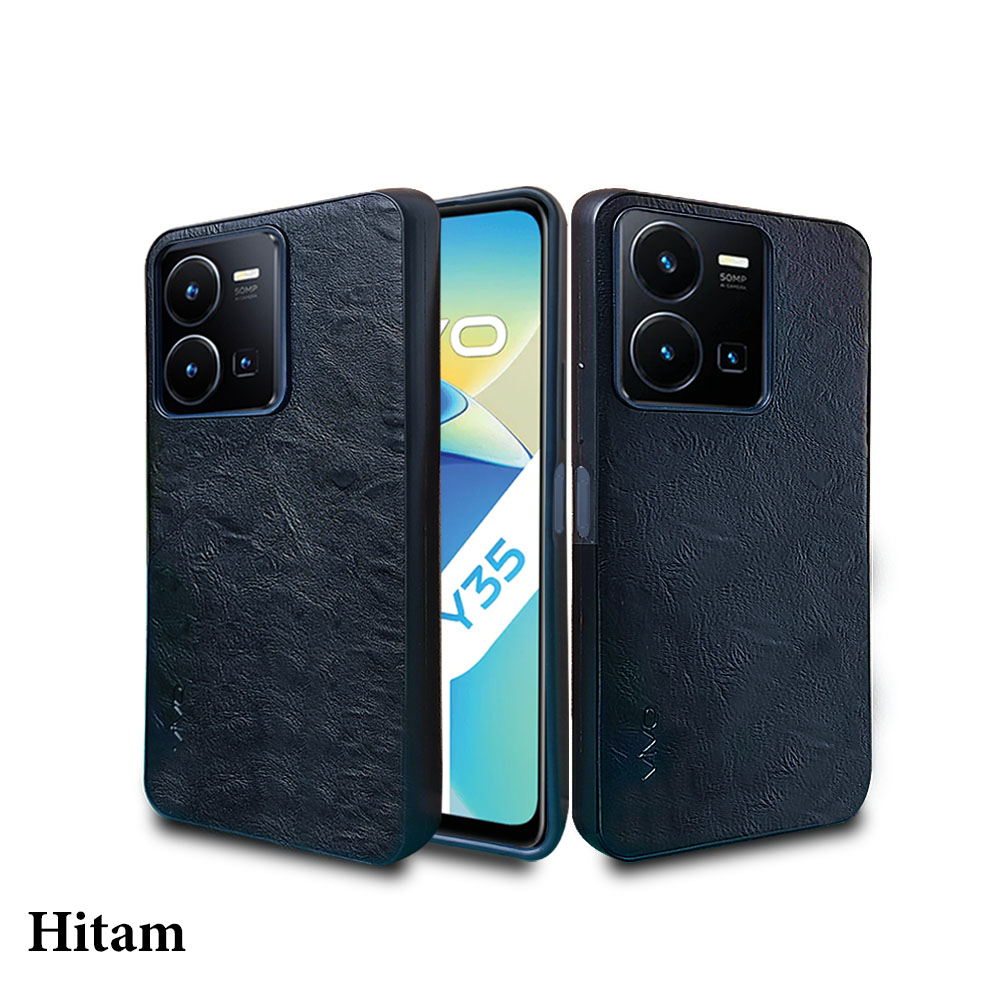 Softcase Leather PREMIUM Case VIVO y35 Casing Slim [ NEW ]