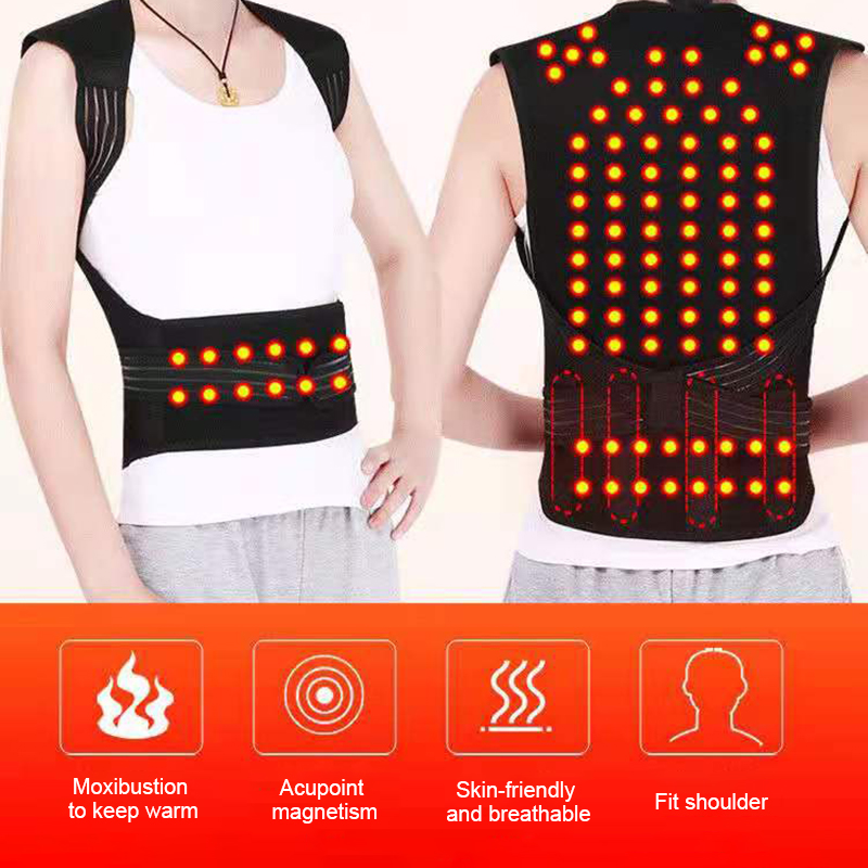 ALL FIT IN Alat Terapi Punggung Korektor Postur Magnetic Compress XL - YG292