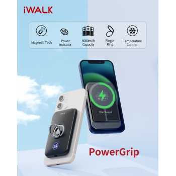 Jual IWALK DBL6000M Magnetic Wireless Powerbank 6000mAh with