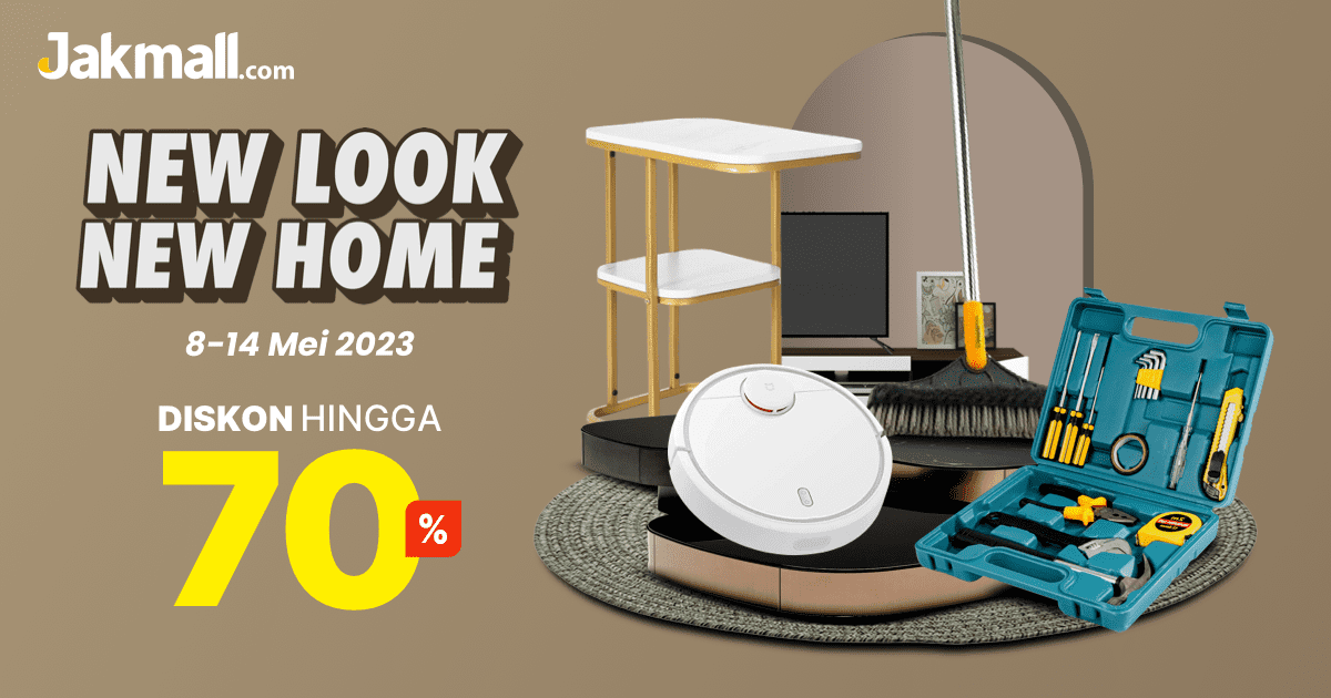 NEW LOOK, NEW HOME | Jakmall.com
