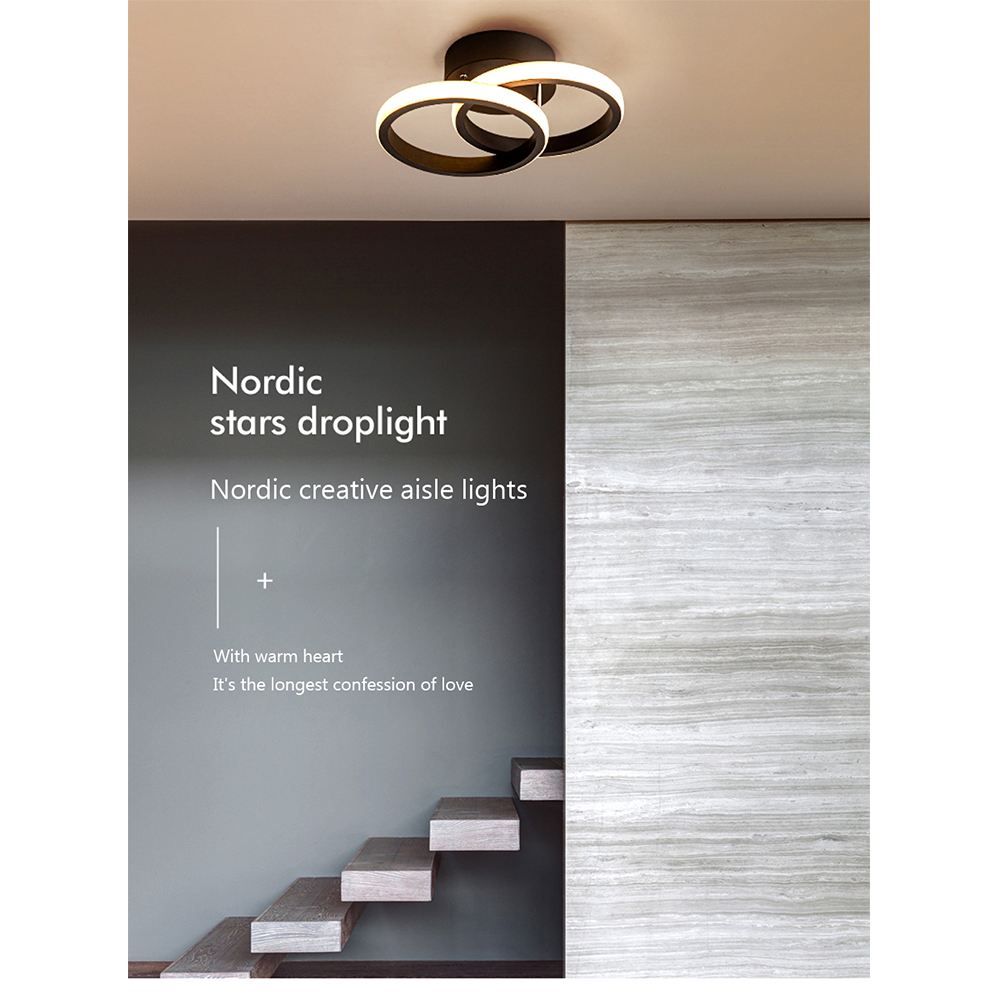 TaffLED Lampu Plafon LED Minimalis Nordic Style 3 Color 24W - D208
