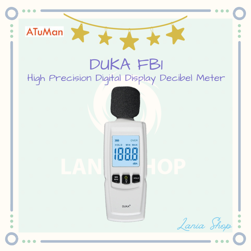 Jual ATUMAN DUKA FB1 - High Precision Digital Display Decibel