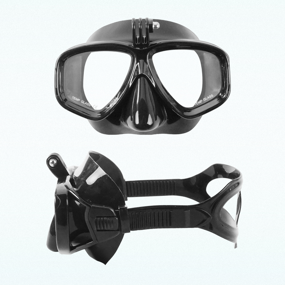 QYQ Kacamata Selam Scuba Diving Snorkeling Goggles with GoPro Mount - ZHY2011