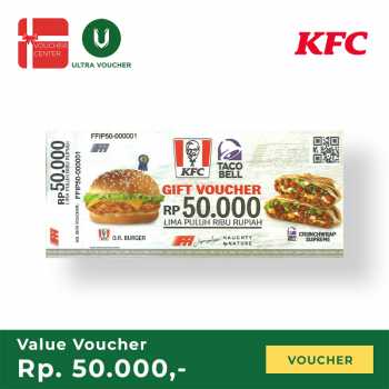 Voucher KFC Nominal Rp. 50.000