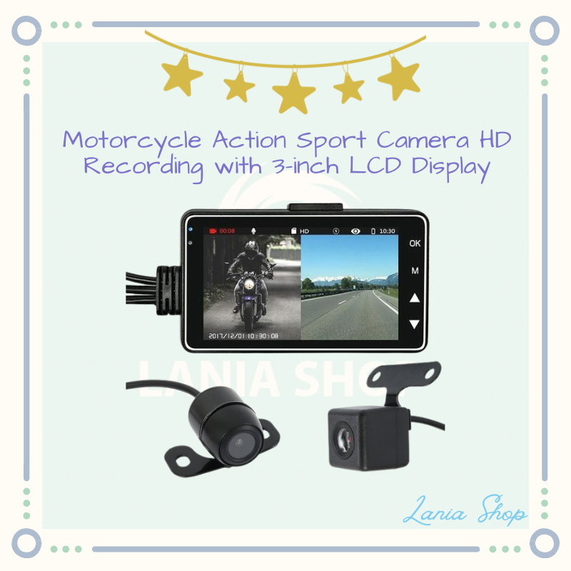 YCV MT100 Motorcycle Bicycle Cycling Recorder, Motorcycle Dash Ca - View #4