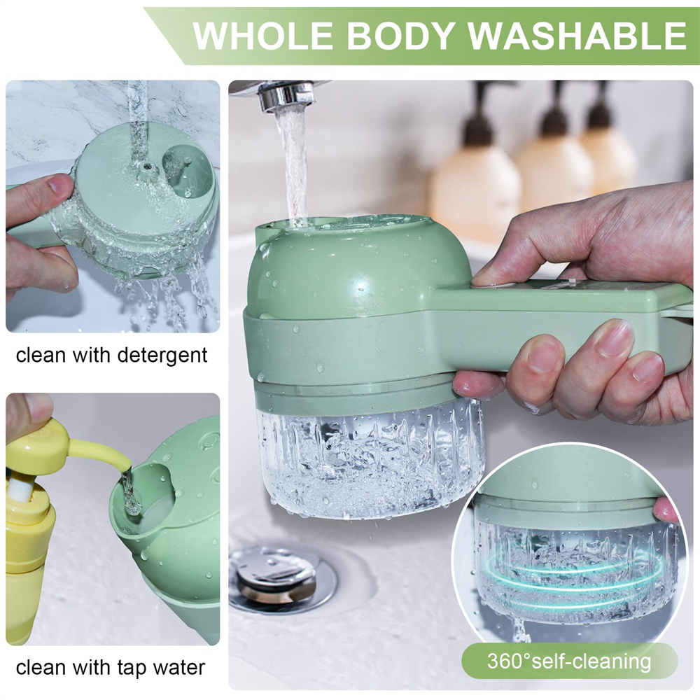 Leygothy Pemotong Sayur Elektrik Food Veggie Chopper Portable 4in1 - LE40