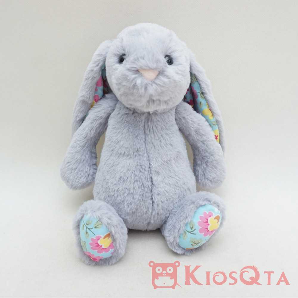 Jual Boneka kelinci peter rabbit telinga panjang abu abu motif