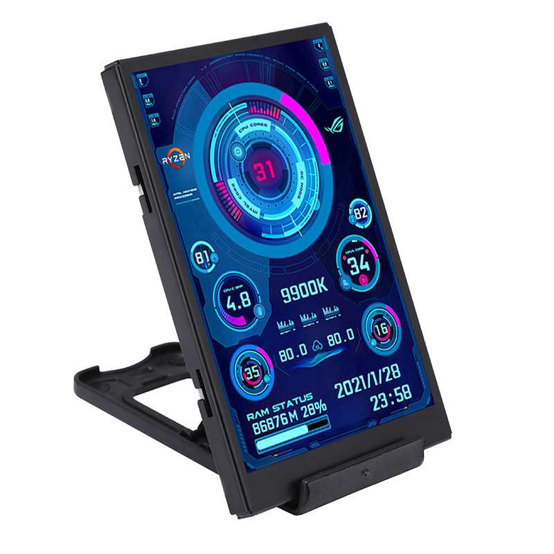 HLFEC Second Screen Monitor Sensor CPU GPU HDD Panel IPS 3.5 Inch - HL-3