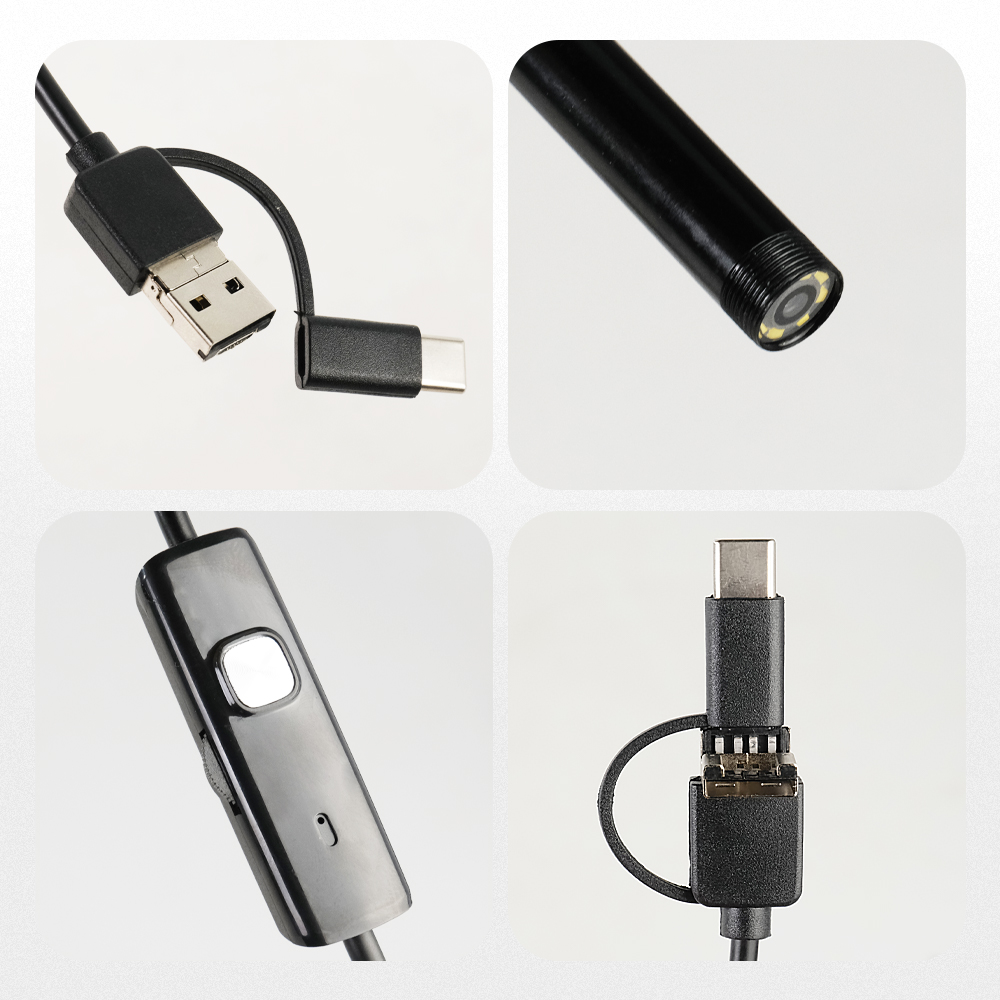 MRGO Kamera Endoskopi Industrial Endoscope USB 3in1 8 LED 1200P 2M - MR28