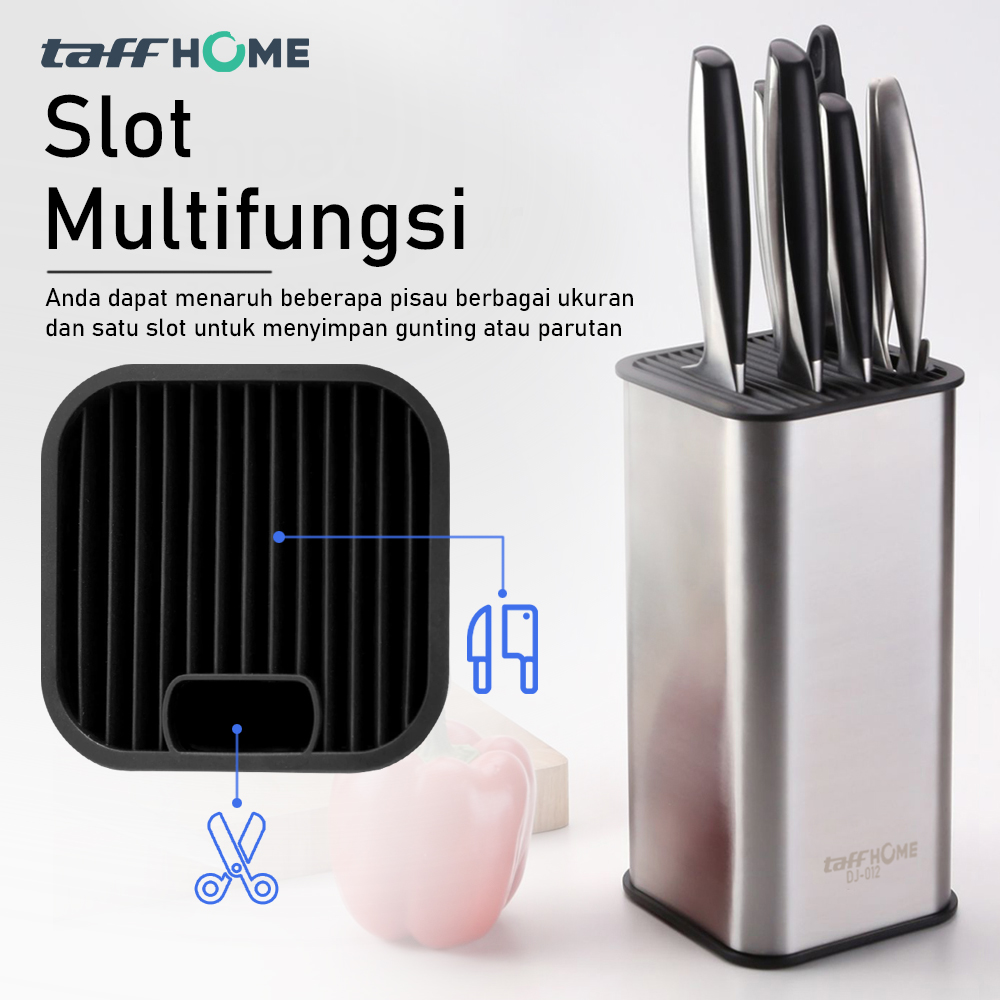 TaffHOME Tempat Pisau Dapur Stand Tool Knife Holder - DJ-012