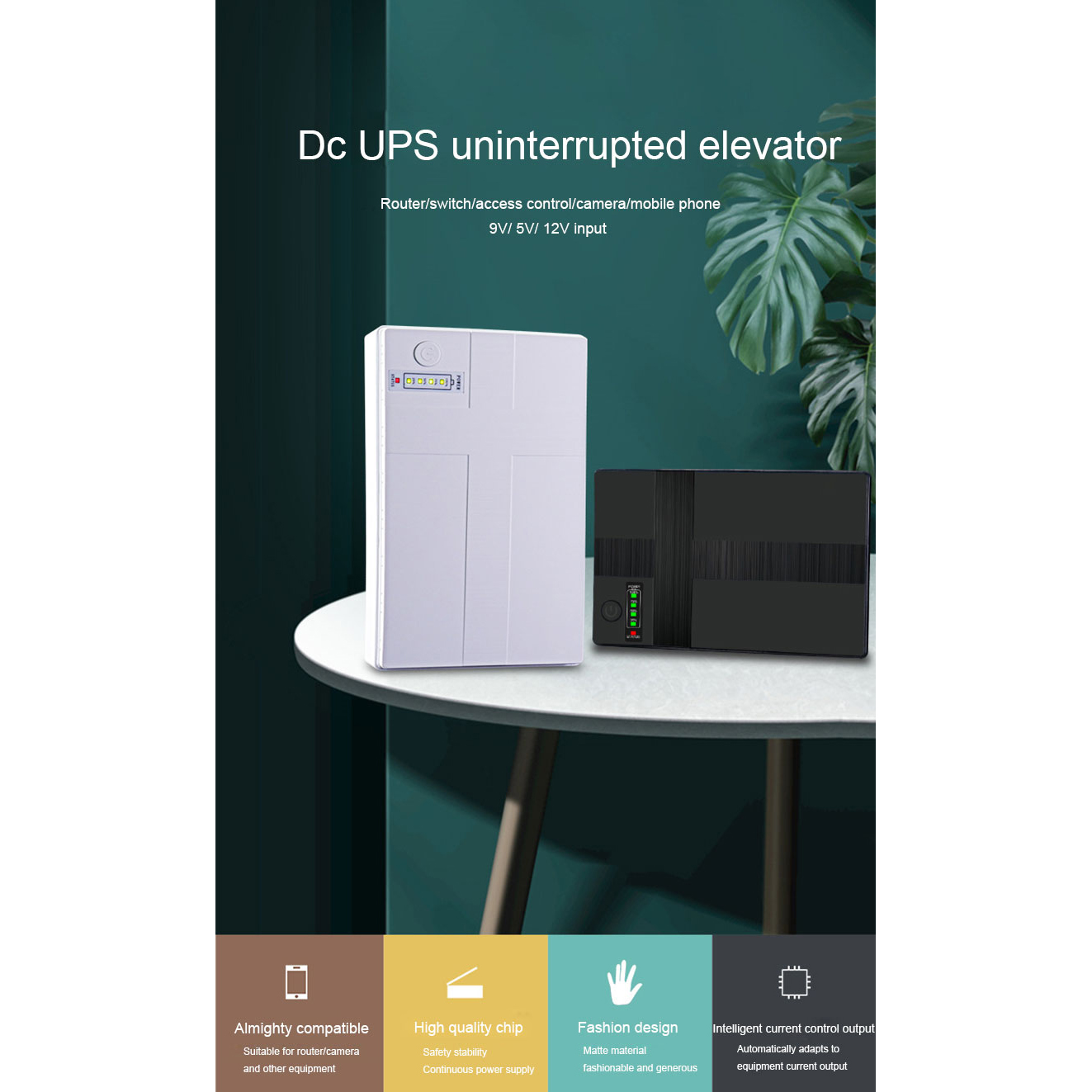 TTN Uninterruptible Power Supply DC UPS Router Backup Power 10400mAh - DC1018P