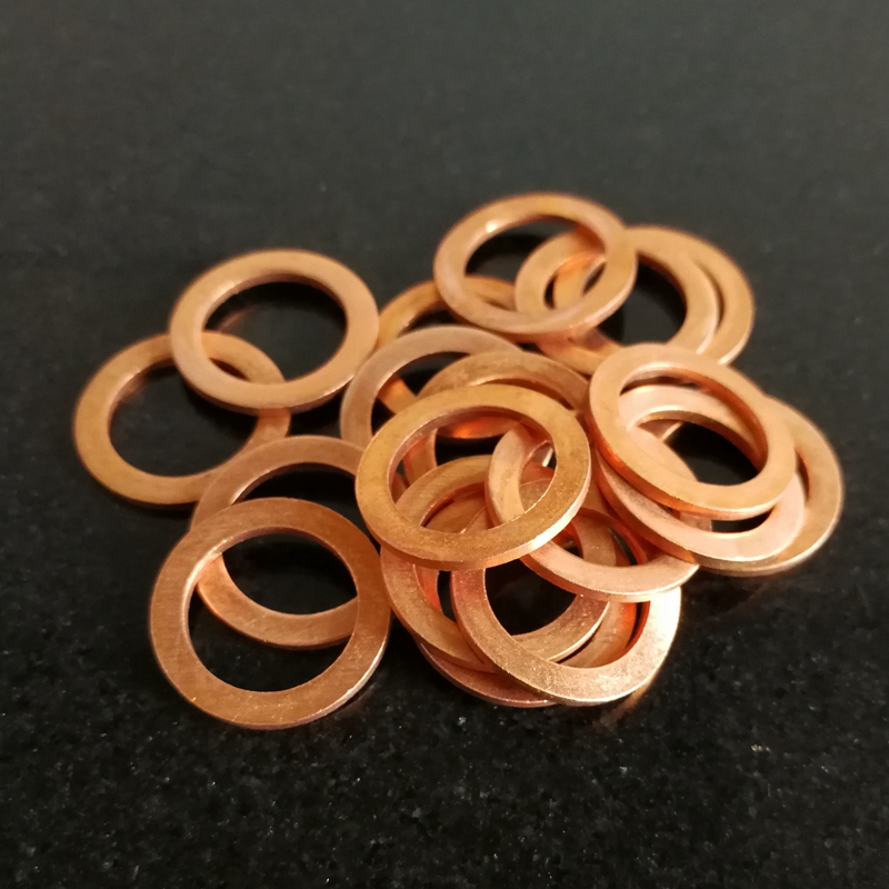 Lissony Ring Baut Gasket Bolt and Nut Flat Ring Tembaga M5-M20 280 PCS - L2280