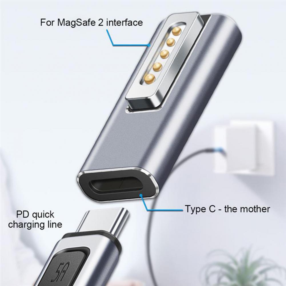 BLUELANS Adapter Type C to MagSafe 2 PD Fast Charger MacBook 5A - BL-91003