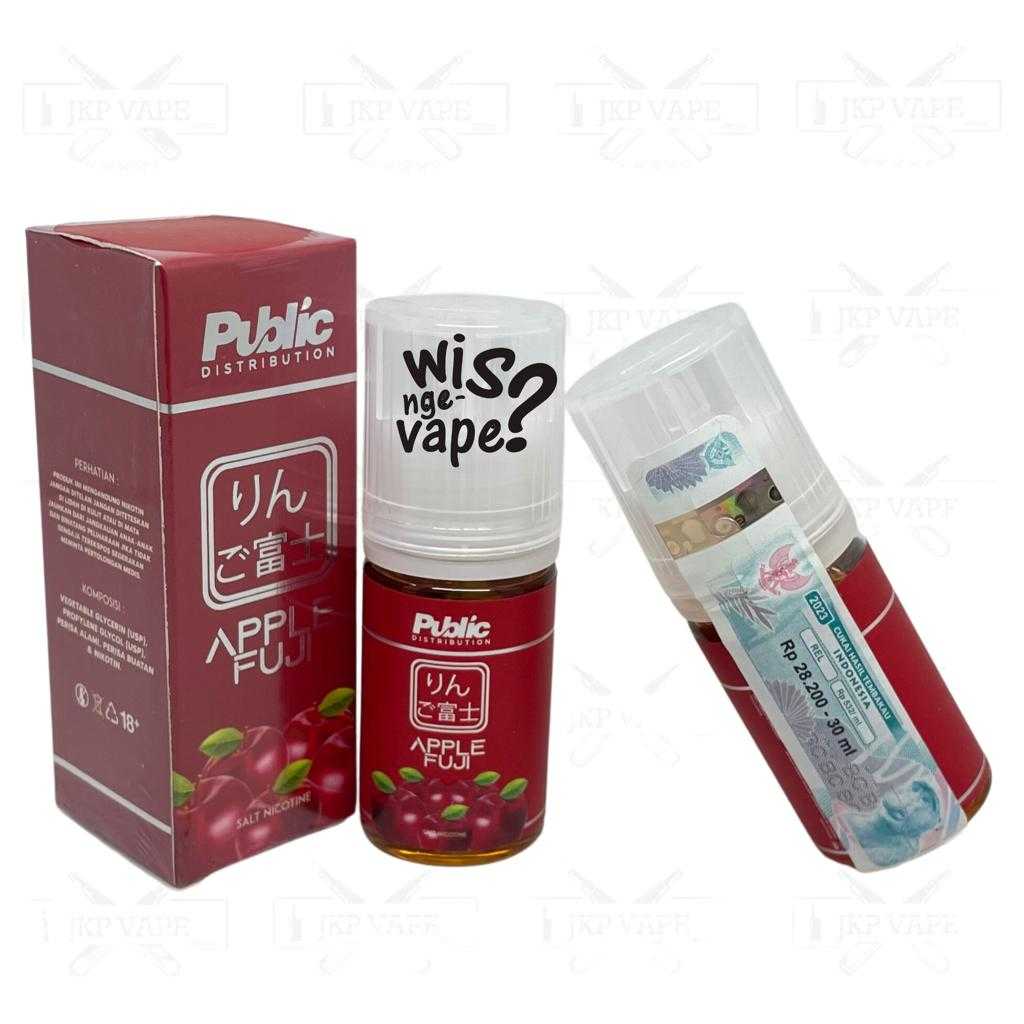 Jual Apple Fuji 30ml Salt Nic Liquid Vape By Public Distri