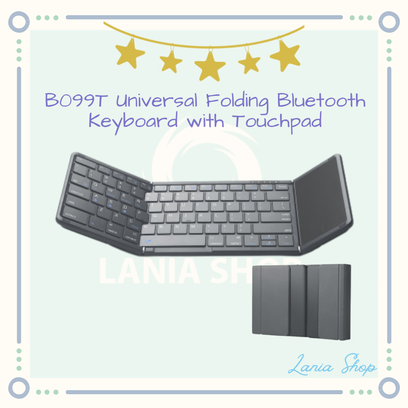 Jual B099T Universal Folding Portable Bluetooth Keyboard with