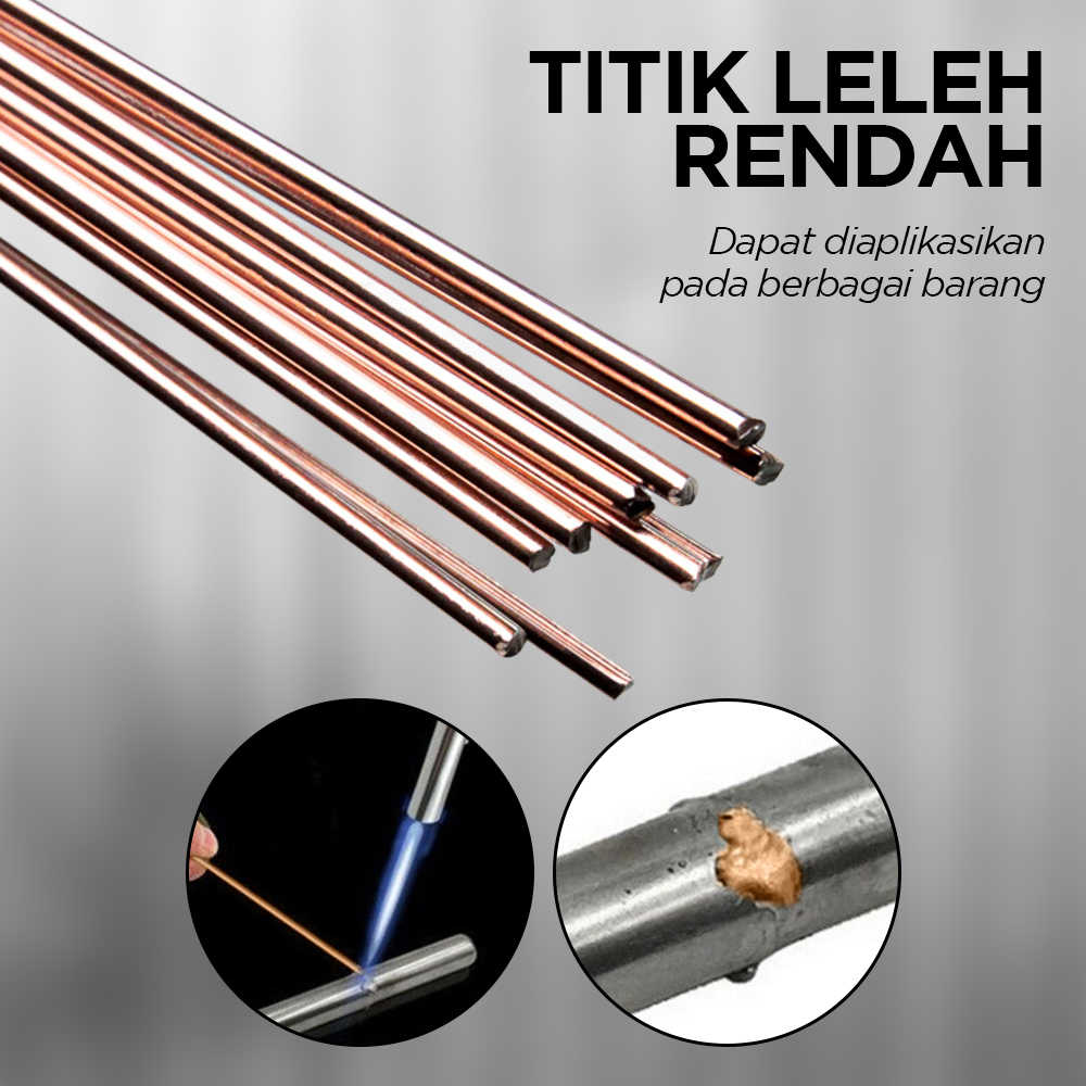 NVM Kawat Las Special Welding Fosfor Tembaga 1.5mmx50cm 10 PCS - NVM-15
