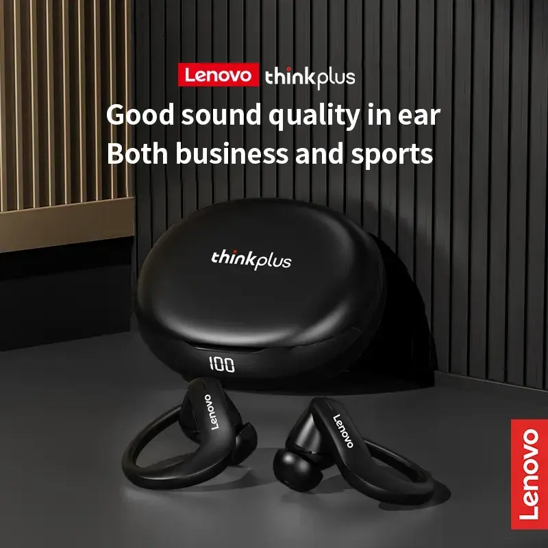 Jual Lenovo Thinkplus Earphone TWS Bluetooth HiFi ENC Ergonomic