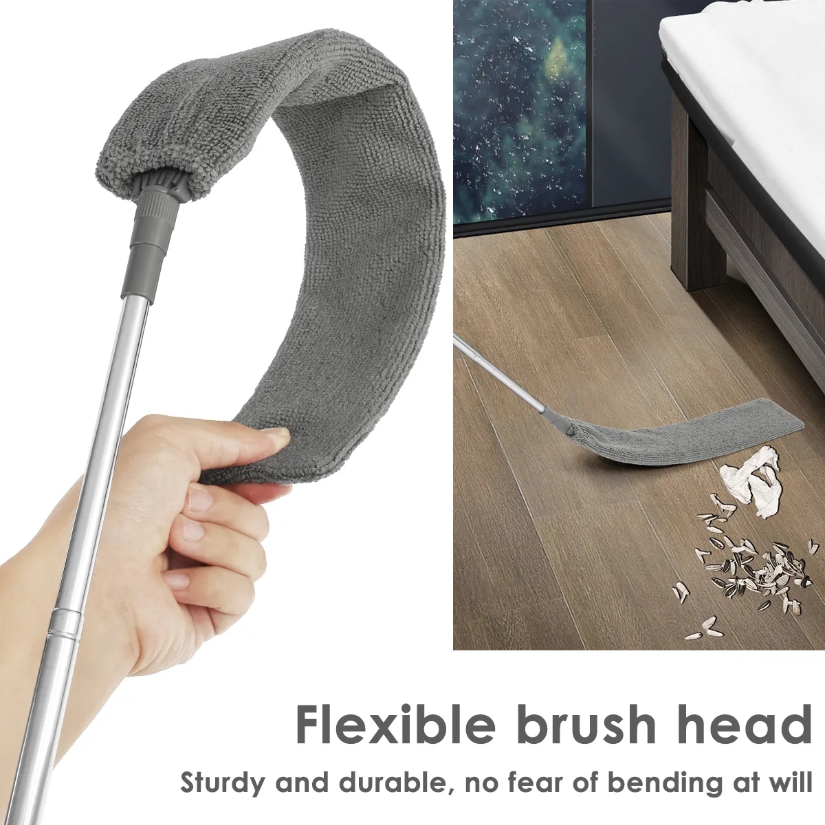 Wonlife Kemoceng Teleskopik Microfiber Pembersih Debu Dust Remover - W107