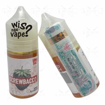 SCREWBACCO SALT 30ML - SALTNIC PREMIUM LIQUID VAPE BY STEAM FACTORY