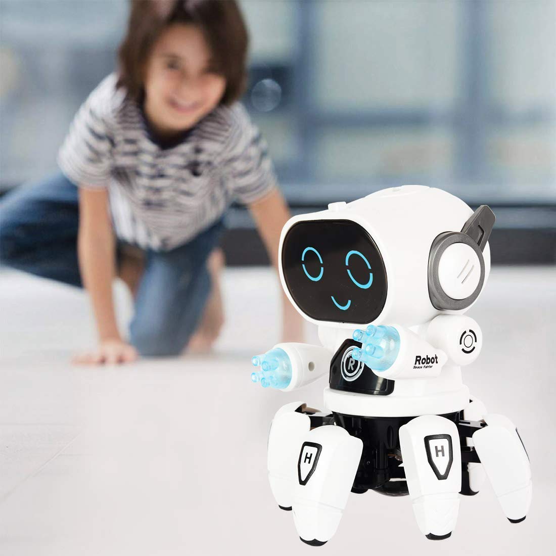 Rong Xian Yi Mainan Robot Anak Lucu Dancing Music Colorful Light - ZR142
