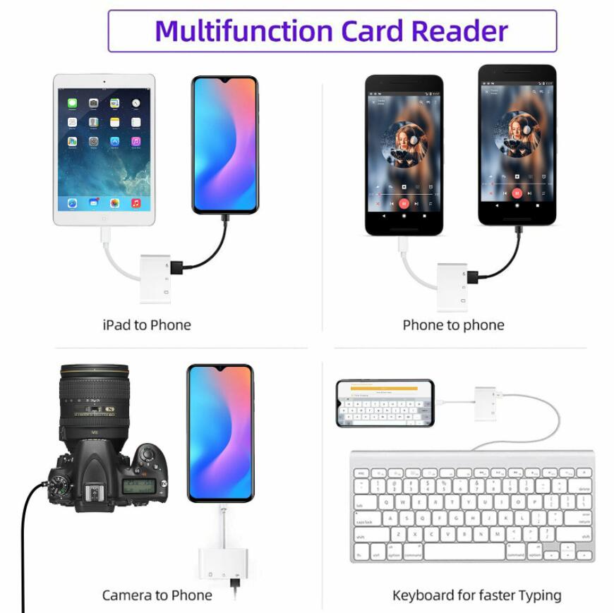 ATUX Card Reader 3in1 Type C 3.0 USB Hub MicroSD - AT3