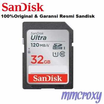 Jual SanDisk Ultra SDHC Card 32GB Class 10 SDcard 32GB SDHC