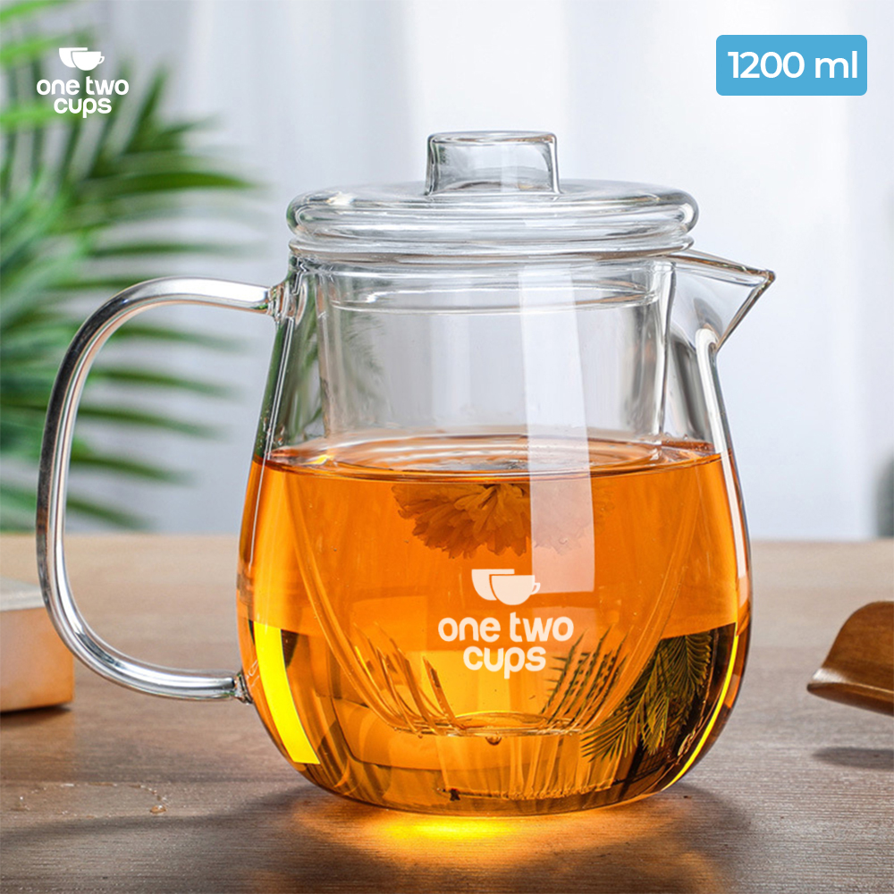 One Two Cups Teko Teh Pitcher Teapot Japanese Style Tahan Panas Api - CV102