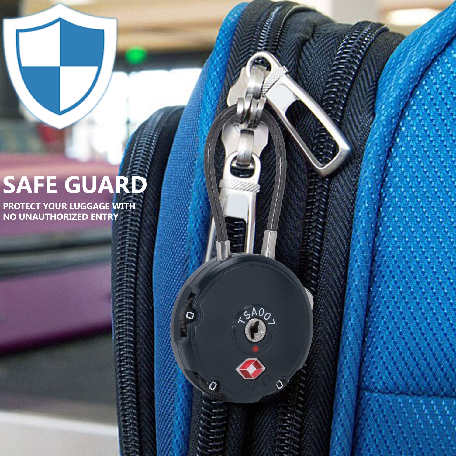YiF Gembok Koper Angka 3 Digit Password TSA Lock Suitcase Luggage - TSA007