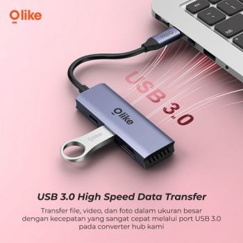 Jual Olike D1 USB C Hub in Expansion With HDMI 4K