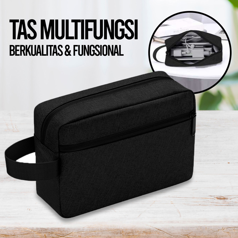 BUBM Tas Multifungsi Compact Gadget Bag Organizer Kanvas Nilon - JKPJB (ORIGINAL)