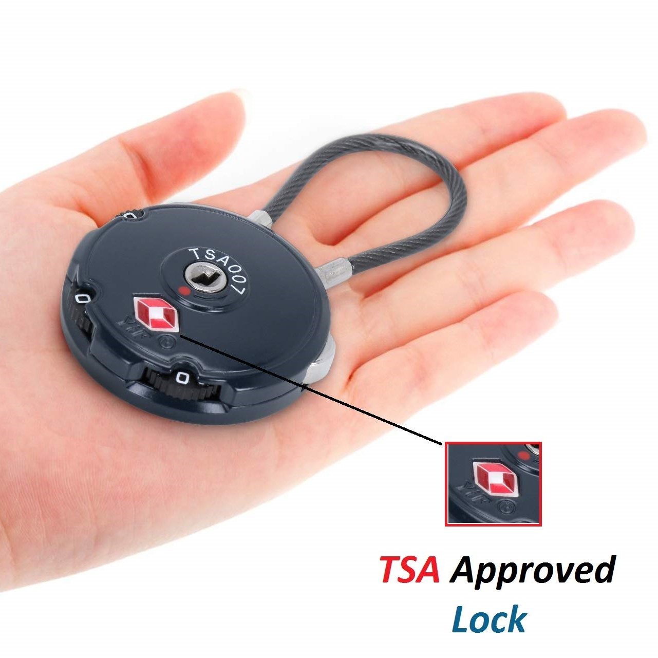 YiF Gembok Koper Angka 3 Digit Password TSA Lock Suitcase Luggage - TSA007