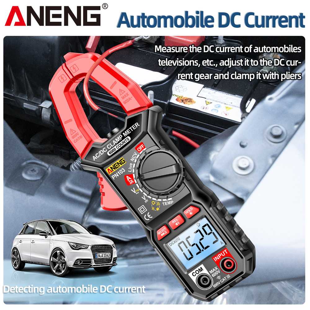 Jual ANENG Digital Multimeter Voltage Tester Clamp Meter AC/DC