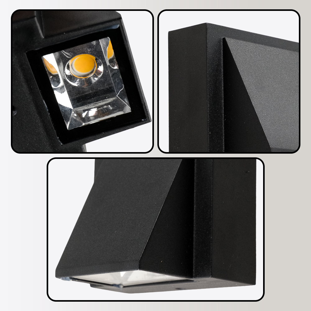 TaffLED Lampu Dinding Hias LED Indoor Outdoor Plastic Body Warm White - BD84