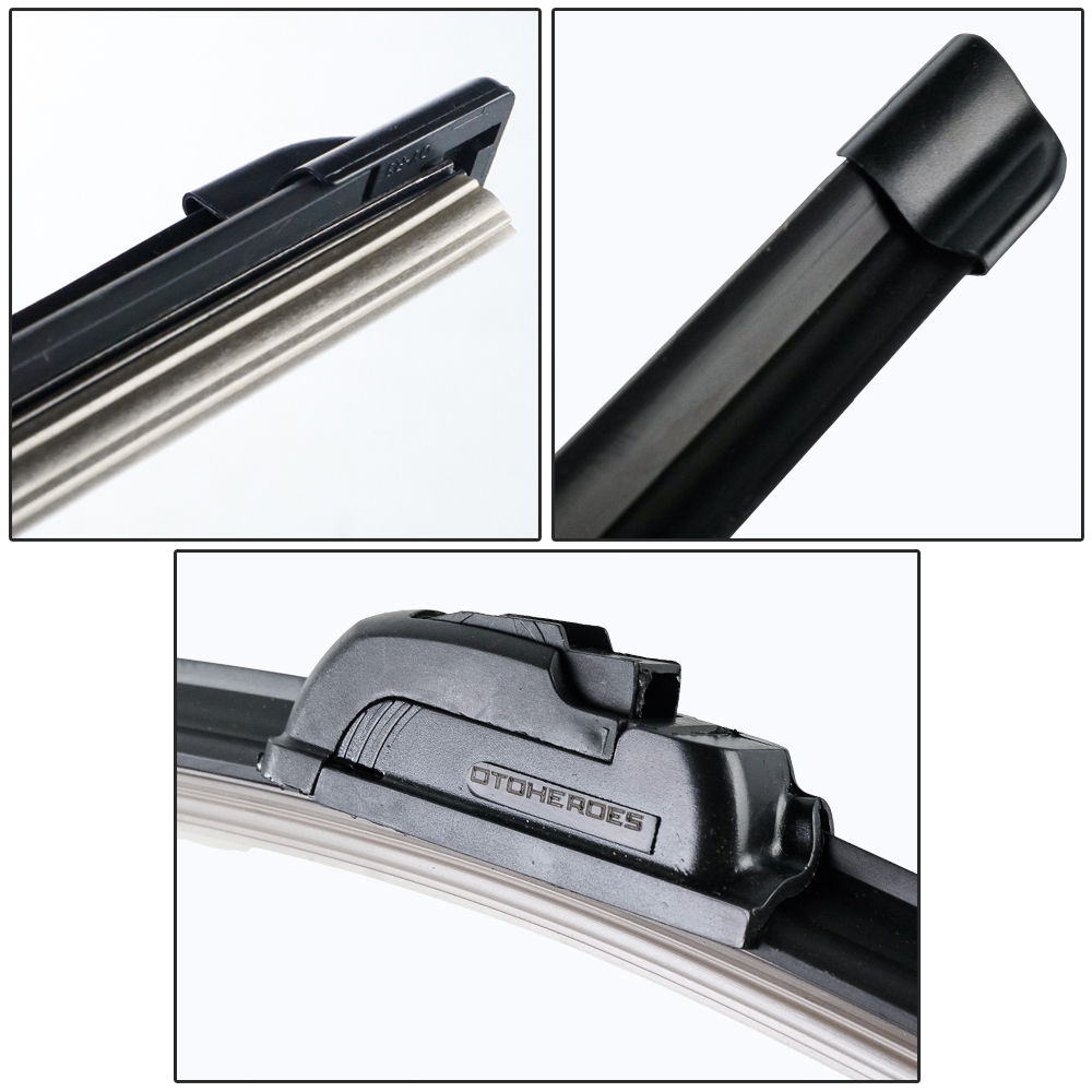 OTOHEROES Wiper Kaca Mobil Frameless Blade U Shape Hook 1 Pair - S858