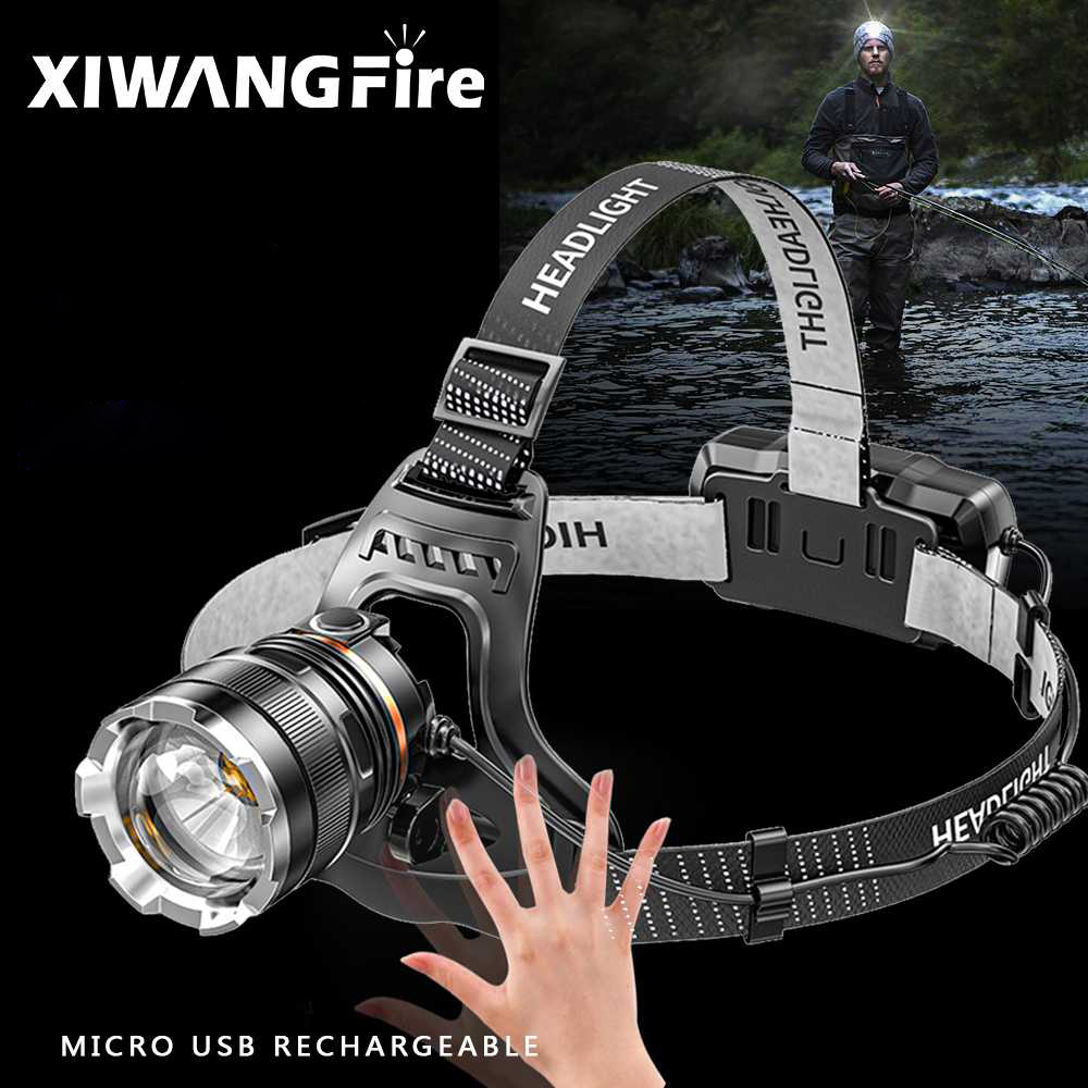 XIWANG Senter Kepala Headlamp LED XHP50 Rechargeable IPX4 20W - F-5420